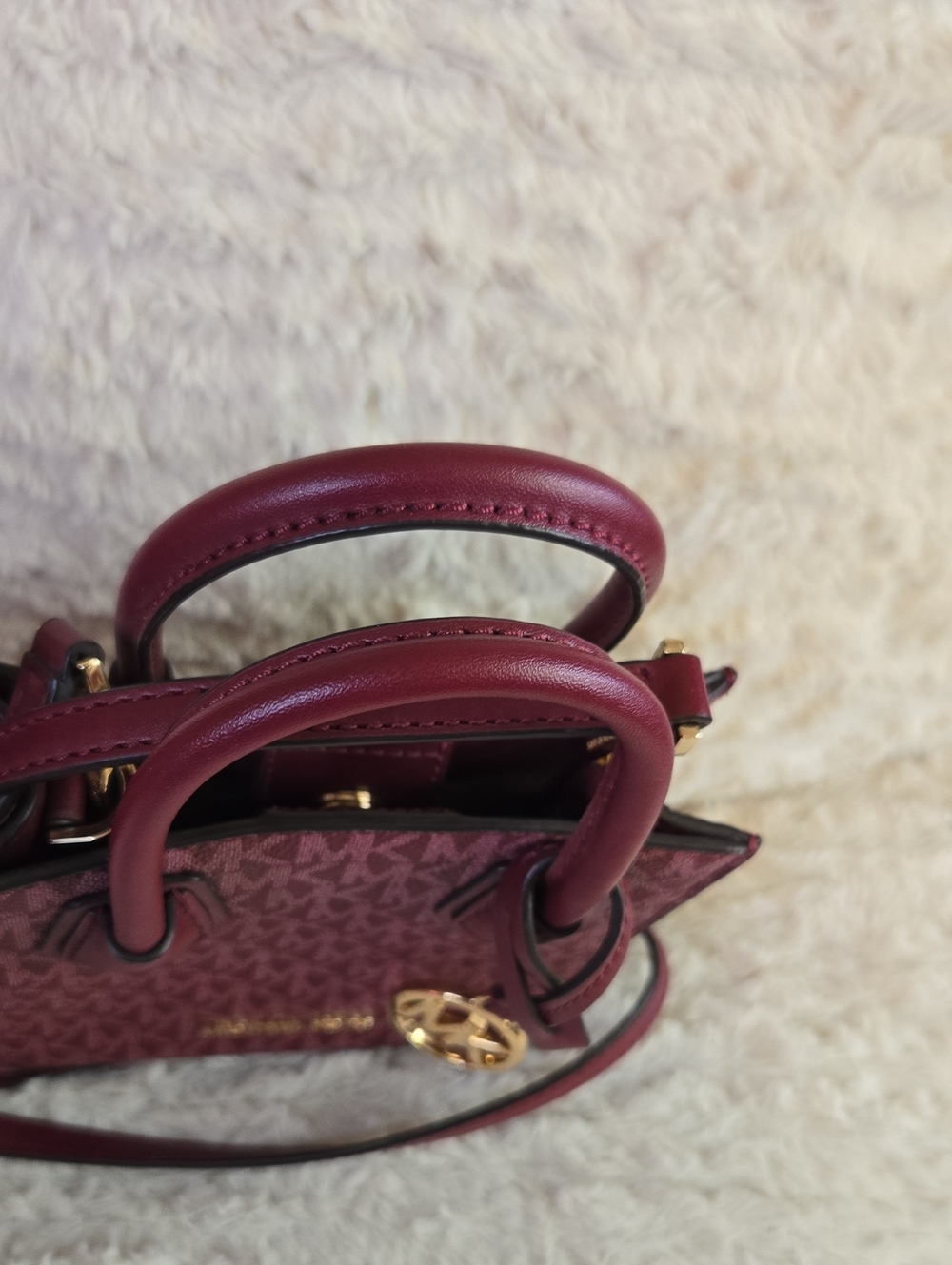 Michael Kors Logo Mini Tote Crossbody Like New Condition - Picture 3 of 5